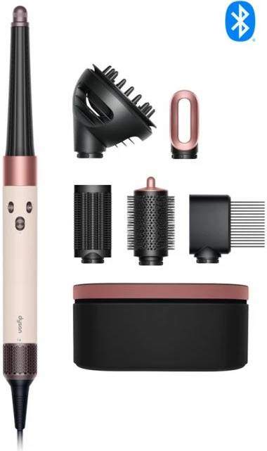 Multistyler flokësh DYSON Airwrap id Curly+Coily, rozë gold/pink, set me 6 pjesë
