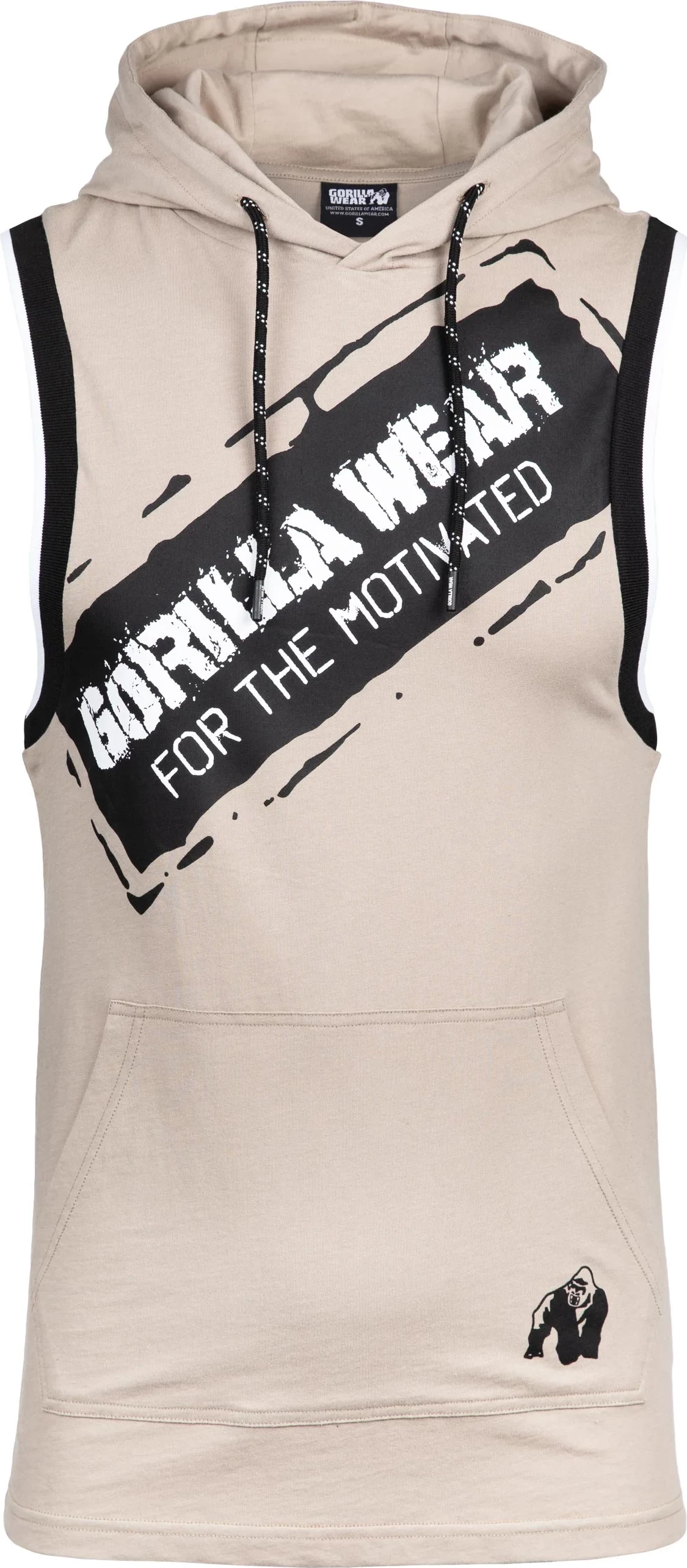 Loretto Hooded Tank Top - Beige [Madhësia: M]