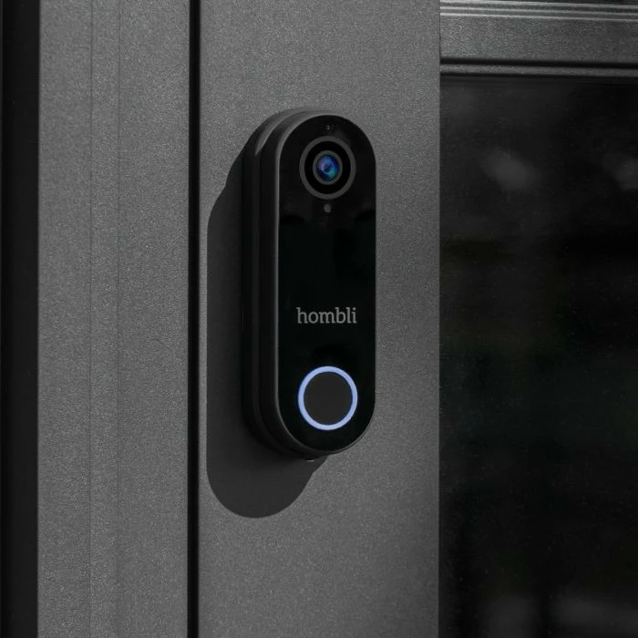 Zile e mençur Hombli Smart Doorbell Pack, e zezë, e bardhë, IP65, 2-way