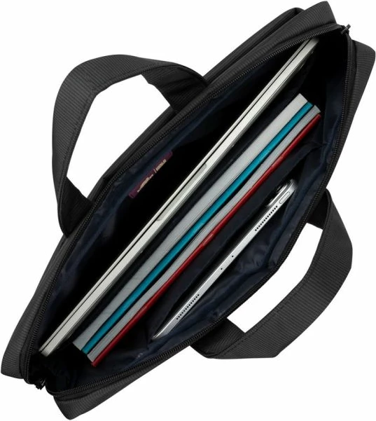 çantë laptopi RIVACASE Tivoli 8731, 15.6", me rrip shpatulle i rregullueshëm, gri