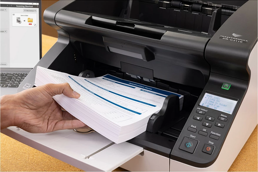 Skener dokumentesh Canon imageFORMULA DR-G2110, A3, Duplex, 600x600 DPI, 120 ppm, Ethernet, bardhë/zi