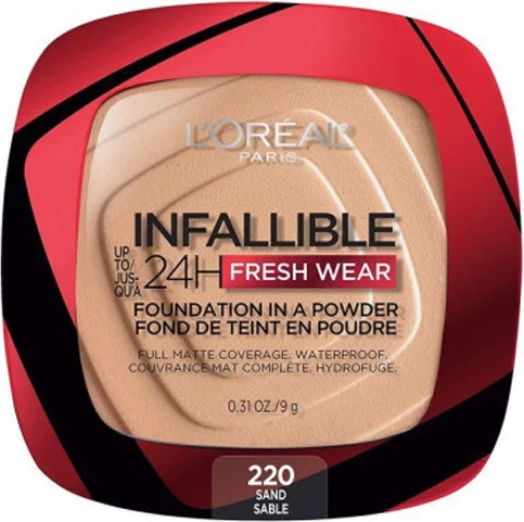 Loreal Paris - Powder Makeup Infaillible Fresh Wear 220 Sand