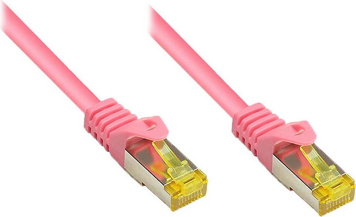 Kabllo rrjeti GoodConnections Cat.7 patch, 0.15 m, magenta