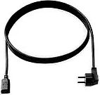 Kabllo rryme Bachmann 353.175, Schuko Type F në IEC C13, 3 m, 10A/250V, e zezë