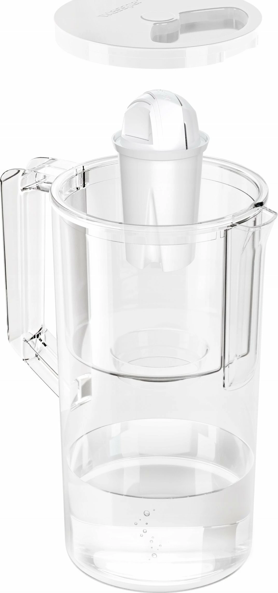 Kanë filtruese për ujë Wessper AquaClassic Basic WES204-WH 2.5L, set 1 filtër, e bardhë