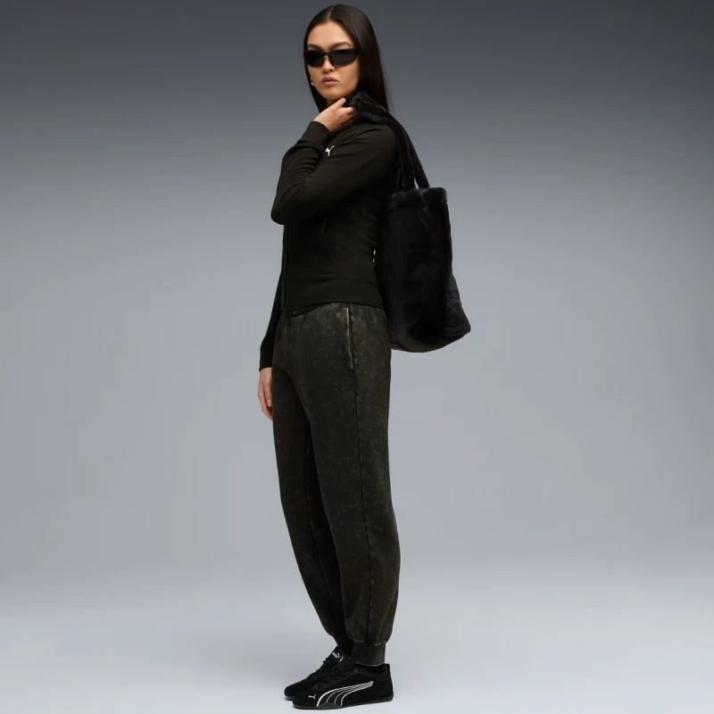 Pantallona sportive për femra Puma, të zeza