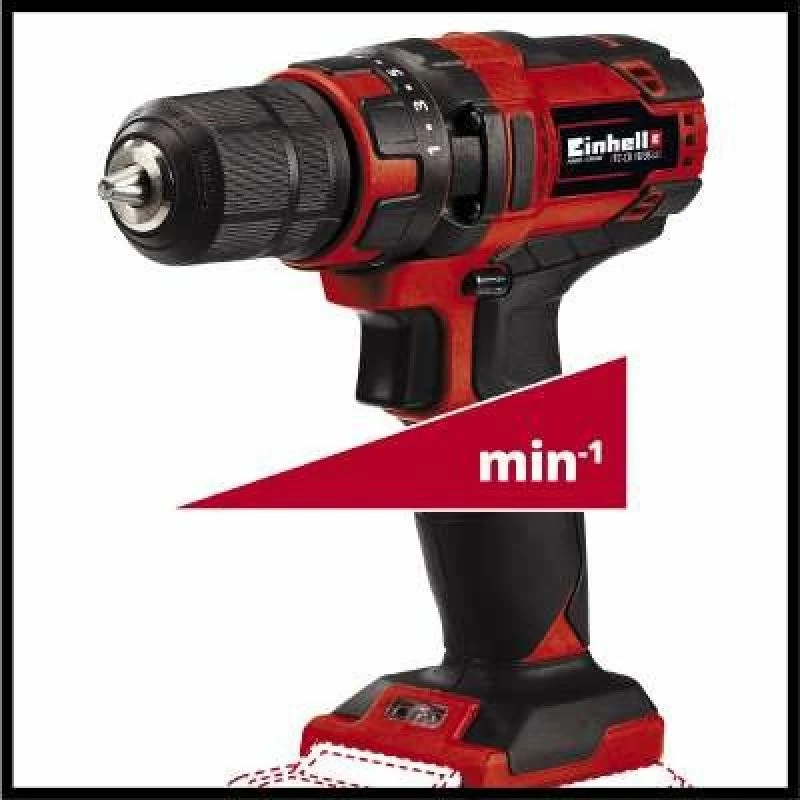 Trapan/vidhosës me bateri Einhell TC-CD 18/35 Li-Solo, zi/kuqe