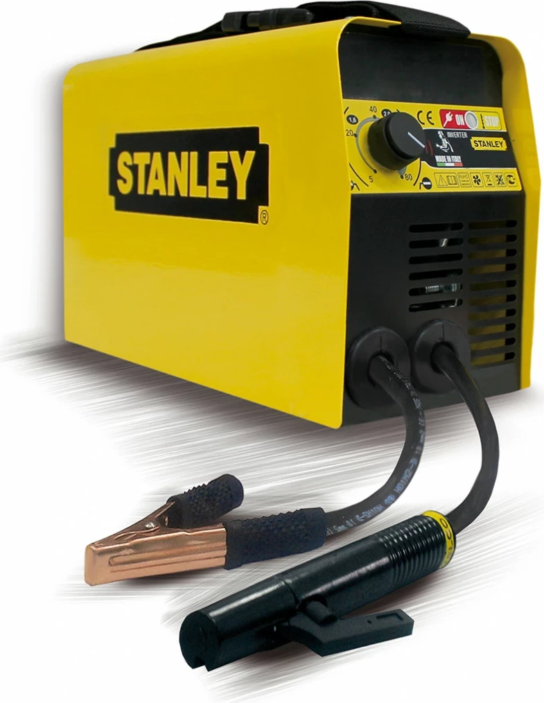 Aparat saldimi Stanley STAR2500 230V 5-100A, i verdhë, set me aksesorë