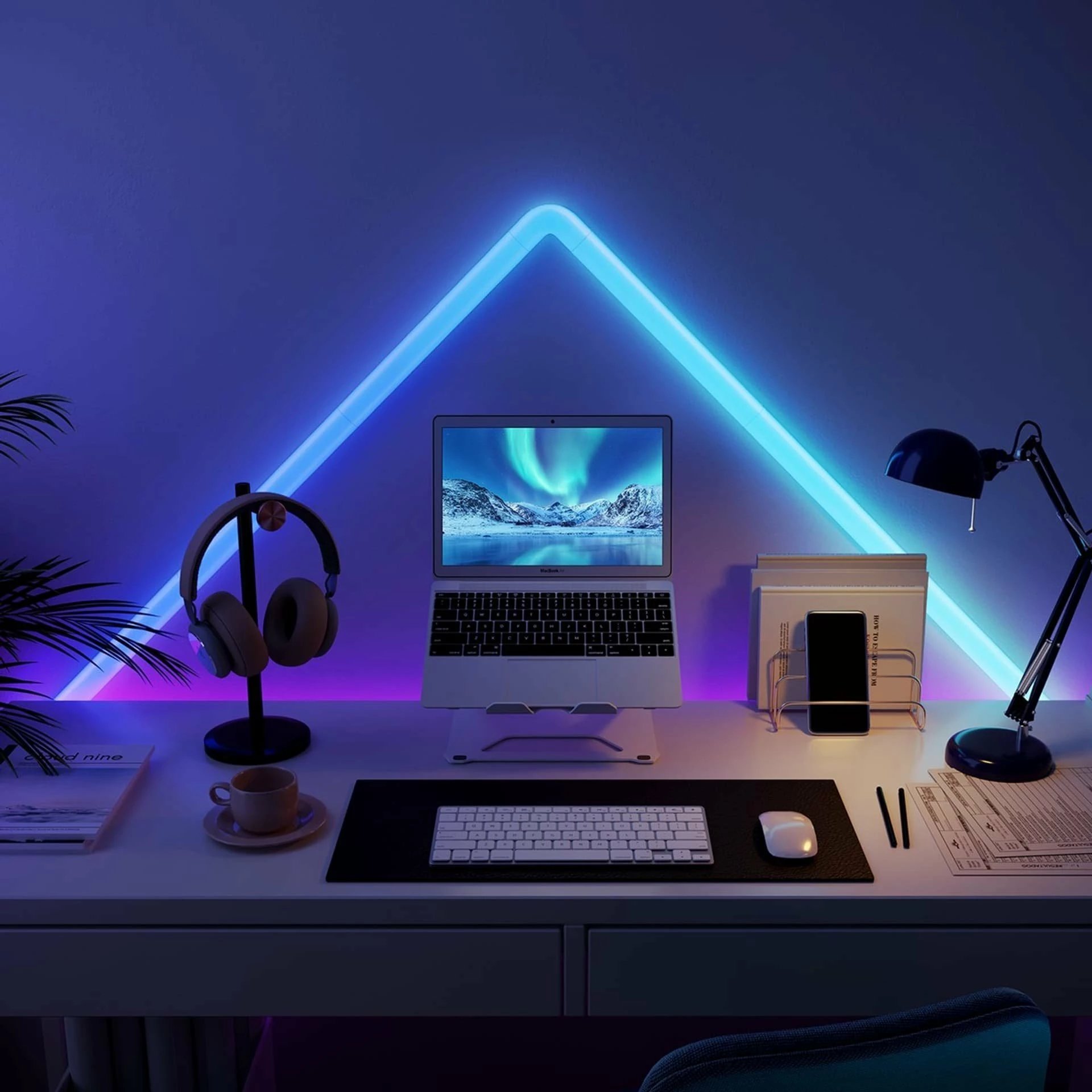 Shirit LED smart Govee Glide H6062 RGBIC Wi‑Fi/Bluetooth, set 6+1