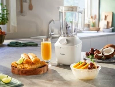 Blender Philips HR2041/00 450 W, 1 L, ProBlend, bardhë