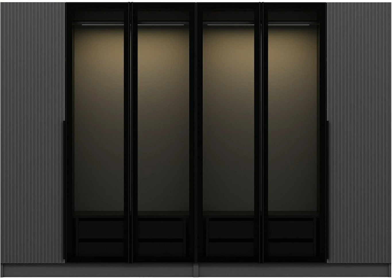Dollap garderobe Fume, Skye Decor, Kale Plus - 7805
