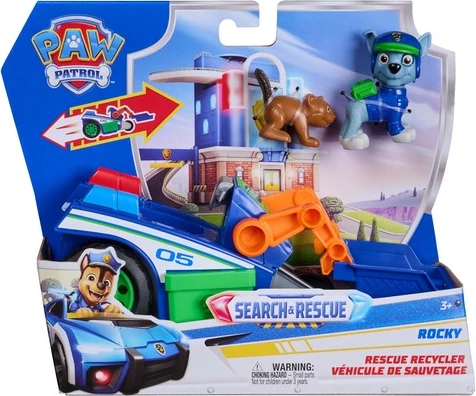 Paw Patrol Search and Rescue Rocky Rescue Recycler Playset