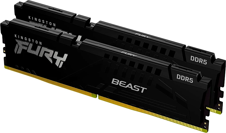 RAM Memorje Kingston FURY Beast DDR5 16GB (2x8GB) 5600MT/s CL36 DIMM EXPO, Black, set 2 copë
