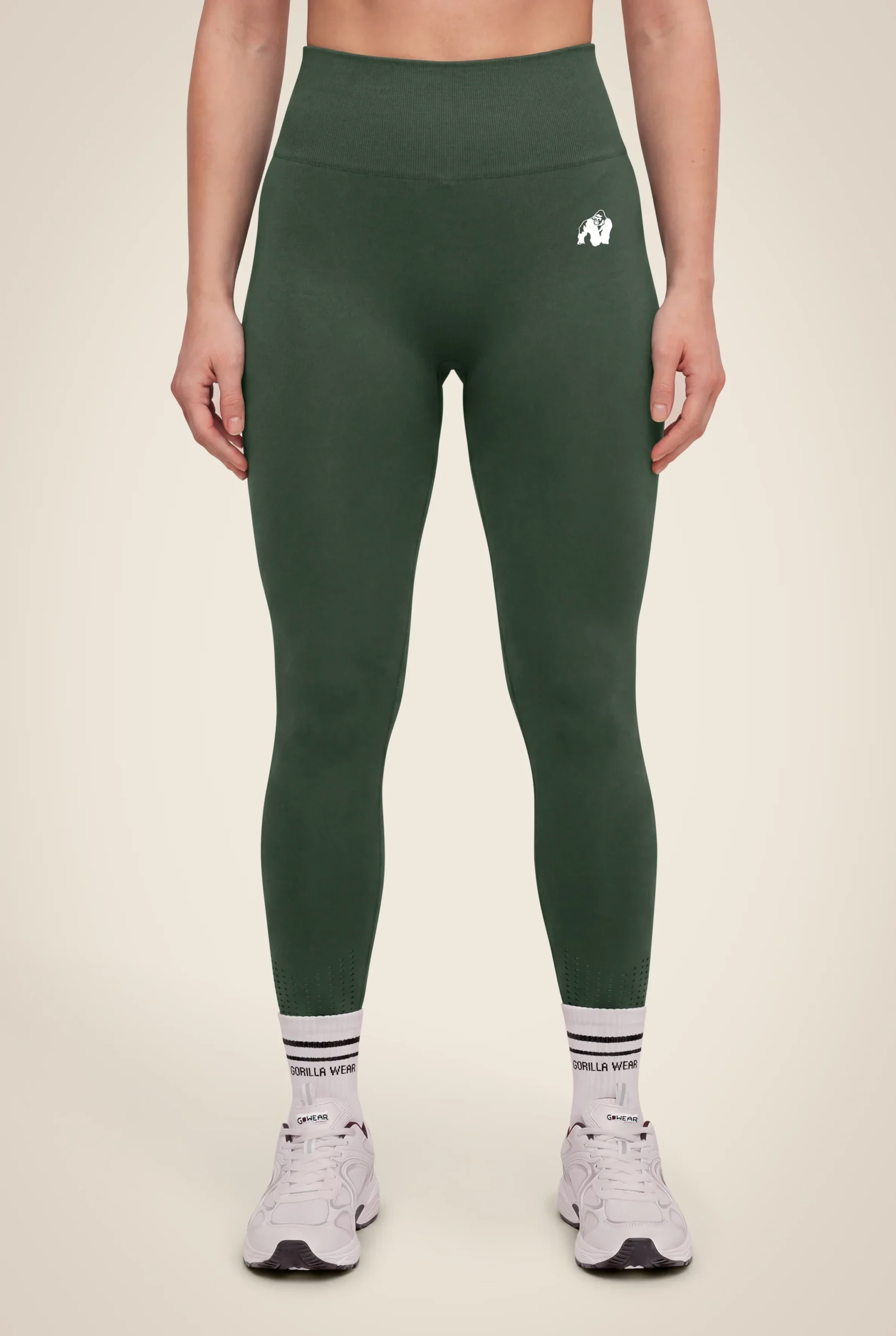 Neiro Seamless Leggings - Army Green