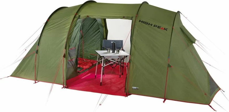 Tendë kampingu High Peak për 4 persona, e kuqe