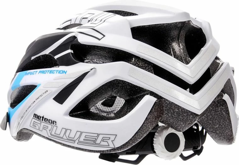 Helmetë për bicikletë Meteor Gruver, unisex, të bardhë