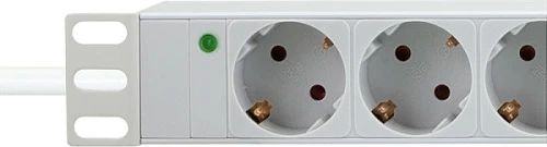 Shirit prizash LogiLink PDU 19", 9 priza, gri e çeltë