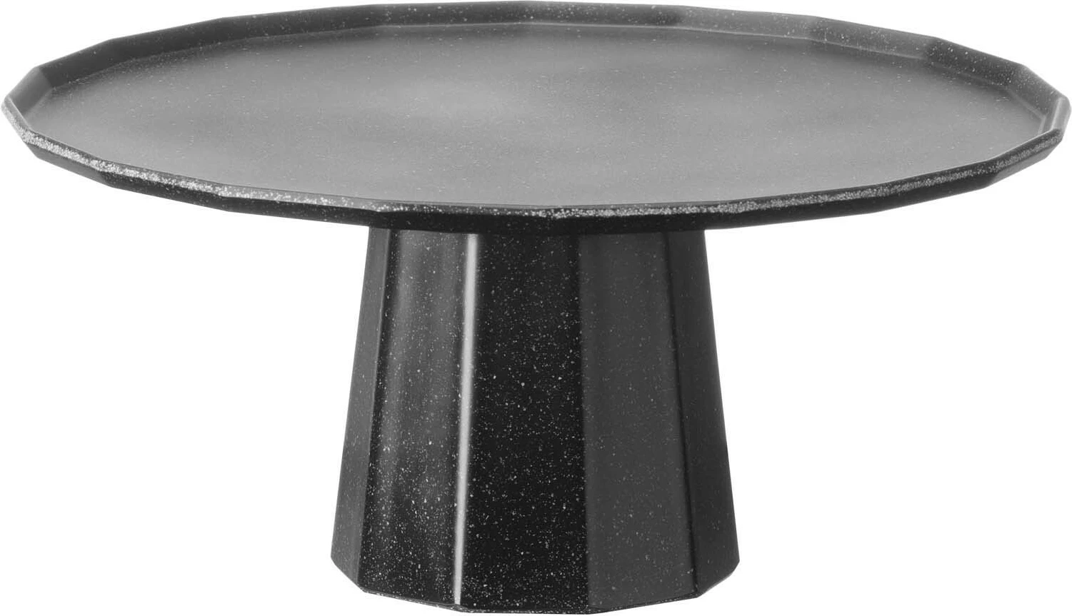 Pjatë servirëse, Fine Dine Metropolis, 300 mm, melaminë, e zezë