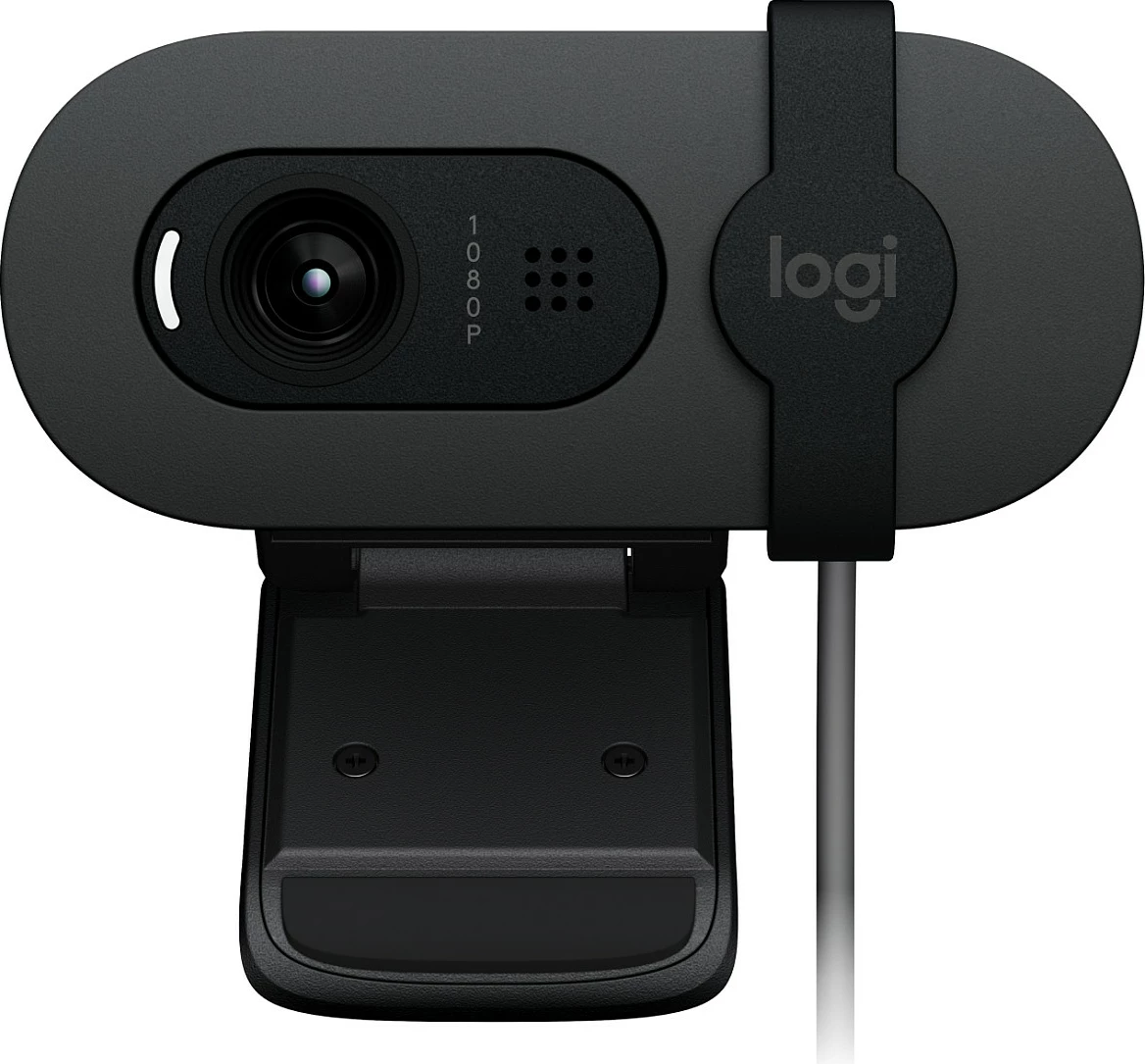 Webcam Logitech Brio 105, 2 MP, Full HD, kabllo USB-A, e zezë