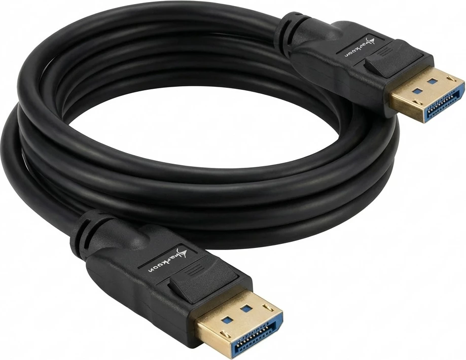 Kabllo DisplayPort SHARKOON, 4K, 1m, e zezë