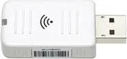 Adapter WiFi Epson ELPAP10 për projektorë, Bardhë