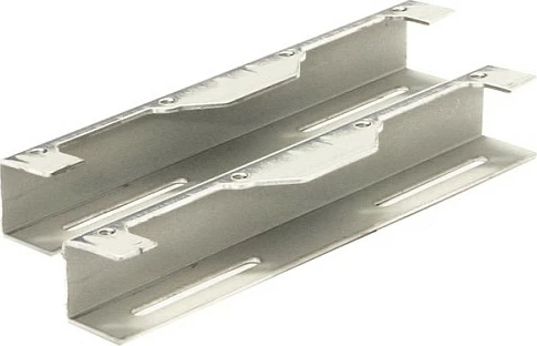 Adapter montimi DeLOCK 18105 për HDD/SSD 2.5" në vend 3.5", metal, argjend