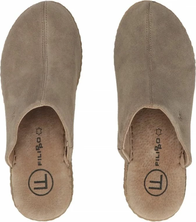 Sandale me platformë Filippo DK7567, lëkurë, taupe