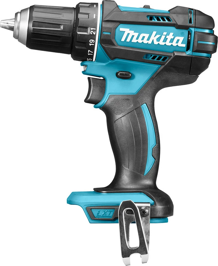Shpuese/vidhosëse me bateri Makita DDF482RTJ, 18V, 2x 5.0Ah, me valixhe, zi/kaltër