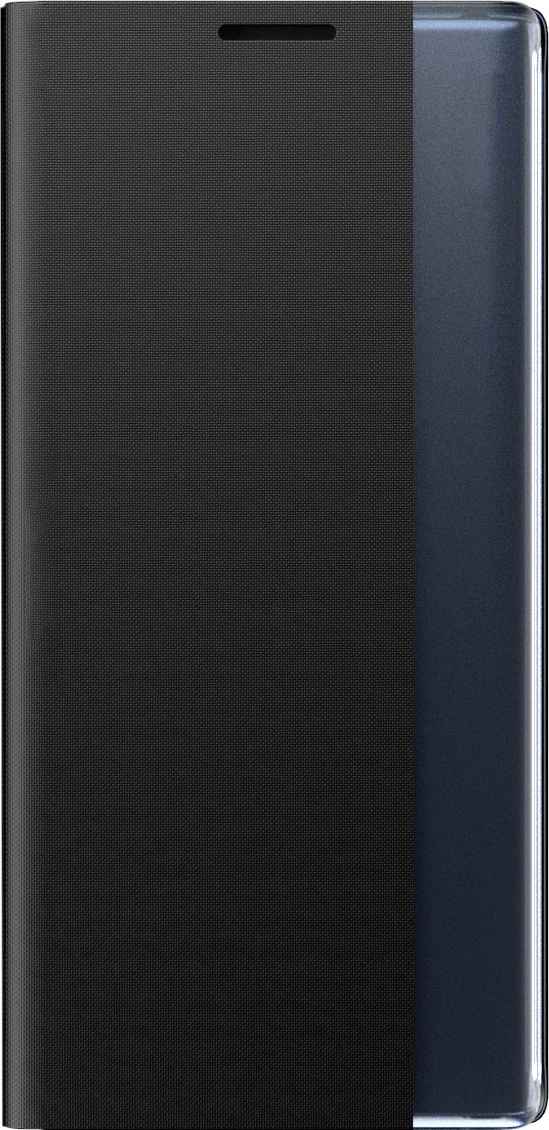 Mbështjellës Hurtel Sleep Case me kapak dhe smart window për iPhone 13 Pro Max, e zezë