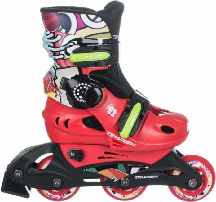 Rollera Tempish për fëmijë, të kuqe