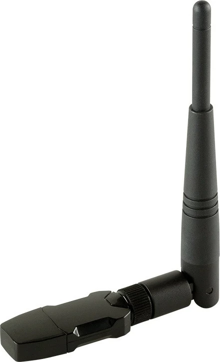 Adapter Wi-Fi LogiLink WL0238, USB 2.0, antenë e jashtme, i zi