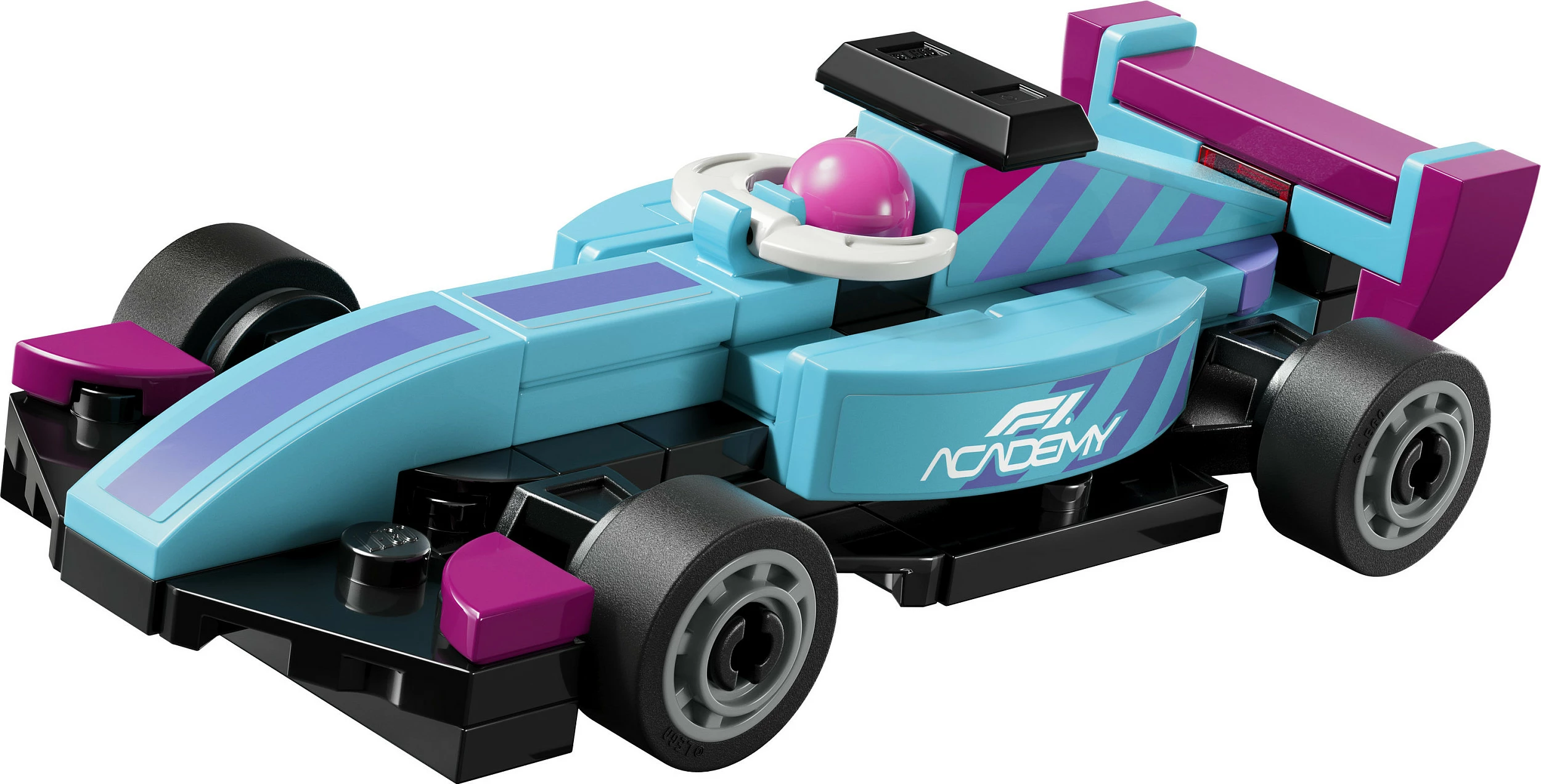 Set ndërtimi LEGO Speed Champions 30734 Mini F1 ACADEMY Car, 58 copë, shumëngjyrësh