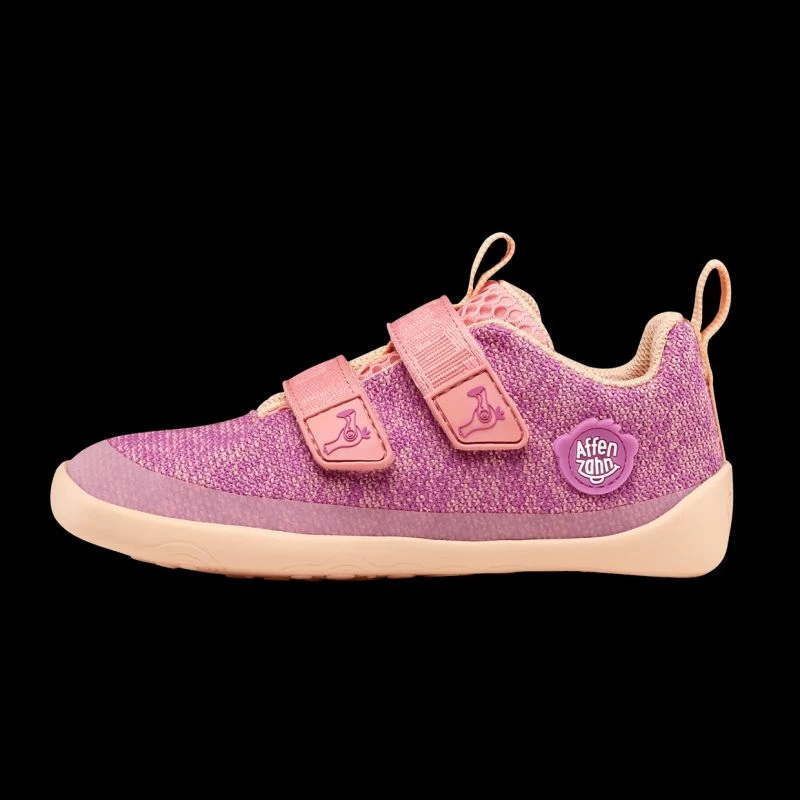 Këpucë për fëmijë Affenzahn Barefoot Shoe Knit Happy Flamingo