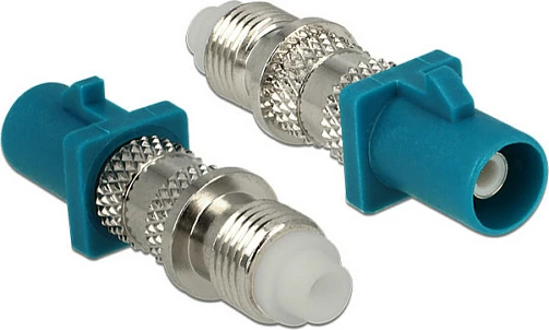 Adapter RF DeLOCK 88934, FAKRA Z (mashkull) në FME (femër), blu