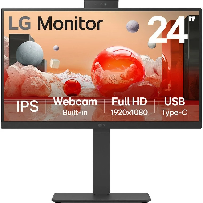 Monitor LG 24BA850-B, 23.8", Full HD, i zi