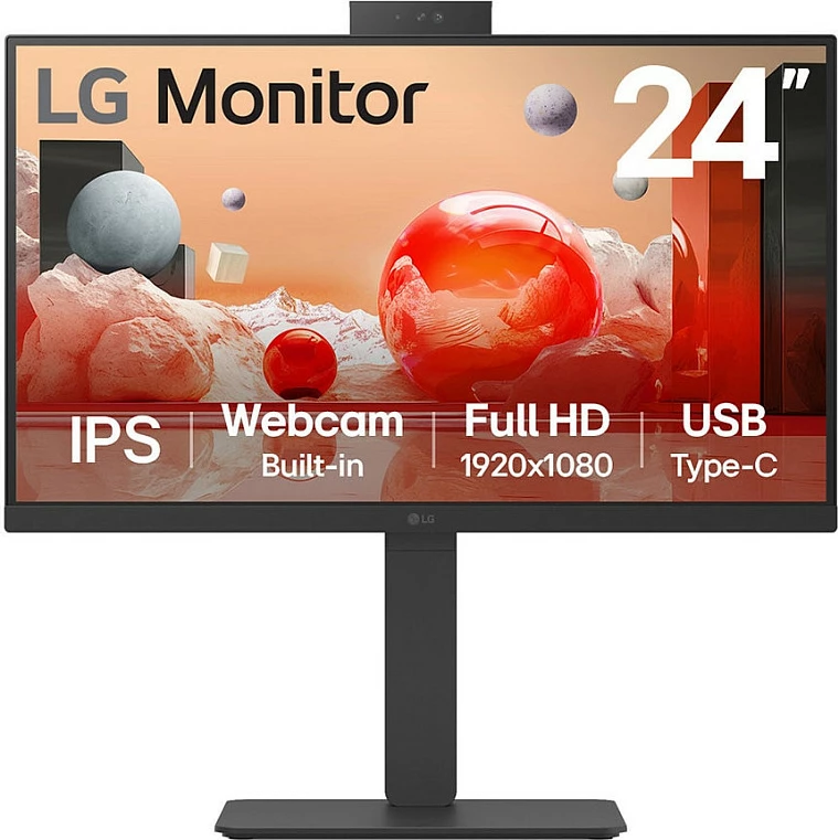Monitor LG 24BA850-B, 23.8", Full HD, i zi
