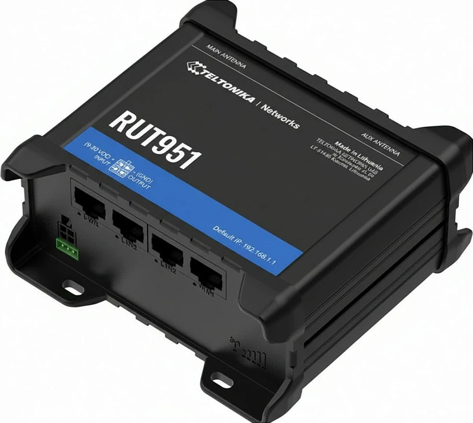 Router Teltonika RUT951, LTE 4G, Wi‑Fi, eSIM, i zi