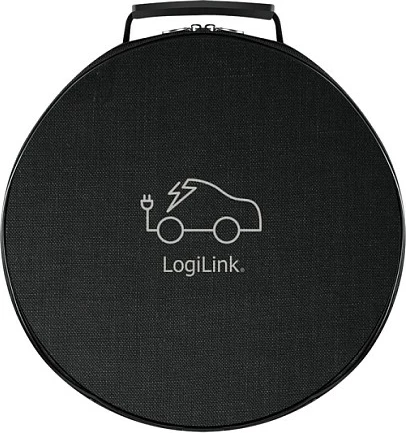 Kabllo karikimi për veturë elektrike LogiLink Type 2 Spiral, 11kW 3P 20A, 5m, e zezë