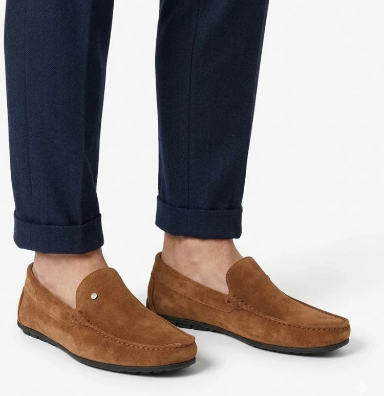 Këpucë lëkure meshkuj Filippo MP923, kamosh camel