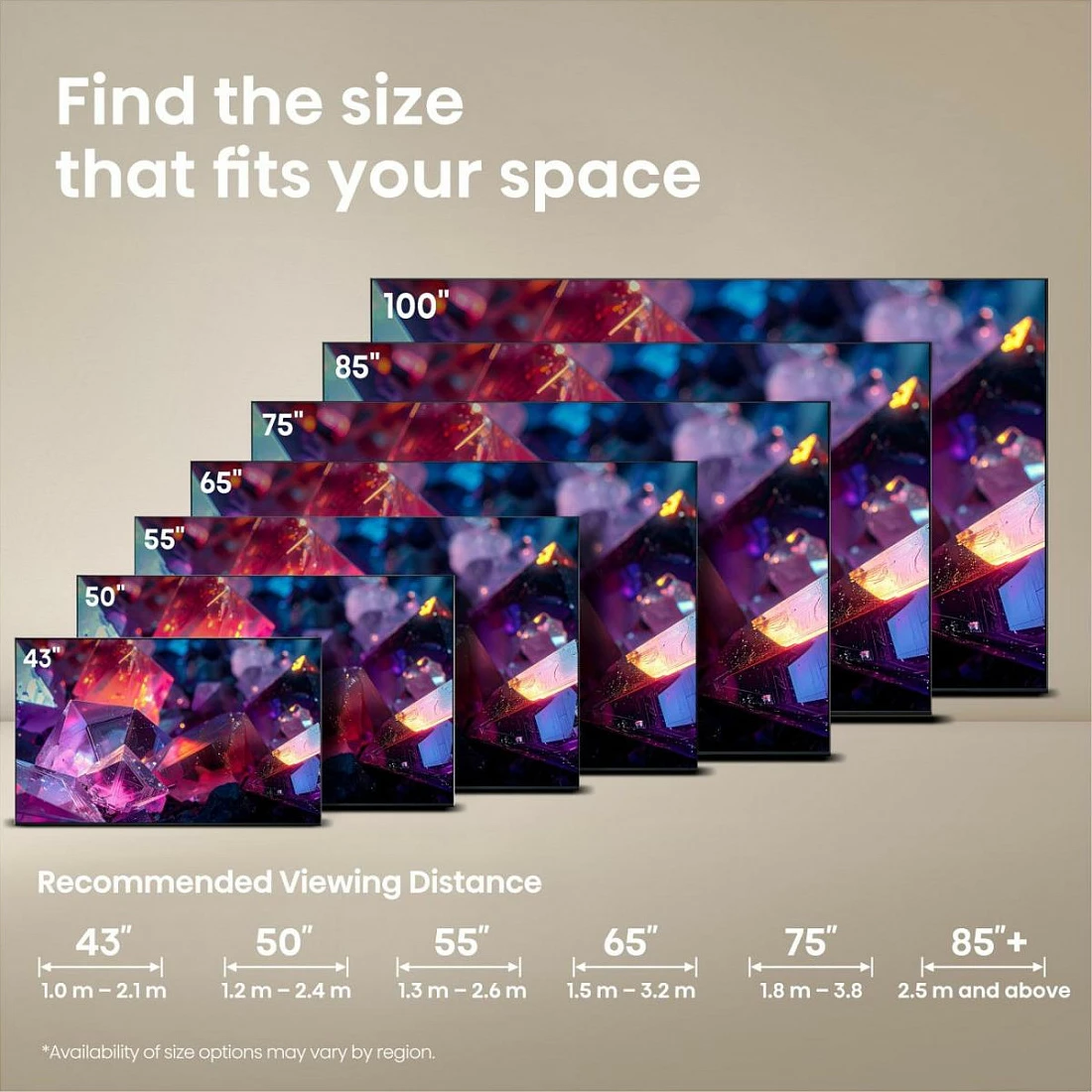 Televizor Smart Hisense 100Q7S PRO, 100", 4K Hi-QLED (QLED), 144Hz, Zi/Gri