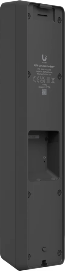 Zile dere me kamerë Ubiquiti G6 Entry Pro 12MP PoE ekran me prekje night vision IP55/IK07 e zezë
