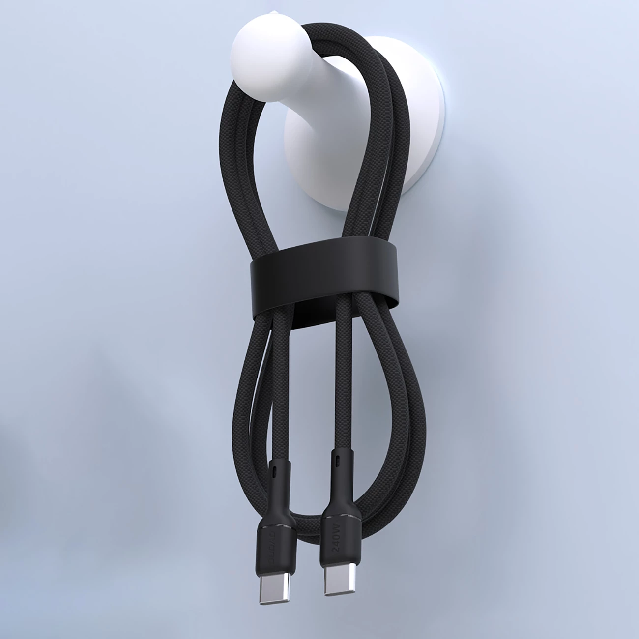 Kabllo USB-C në USB-C Dudao L9C Max, 2m, 240W, e zezë