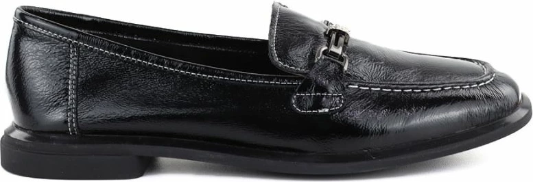 Këpucë lëkure për femra Vinceza 86429, të zeza