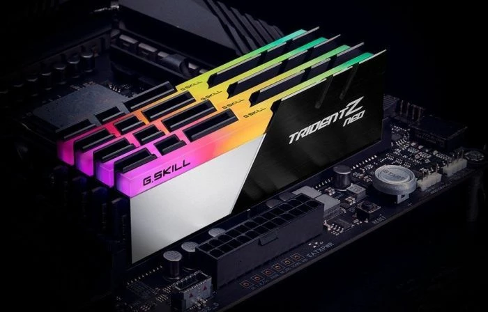 RAM Memorje G.Skill Trident Z Neo F4-3600C18D-32GTZN 32GB (2x16GB) DDR4 3600MHz CL18 RGB, zi dhe argjend