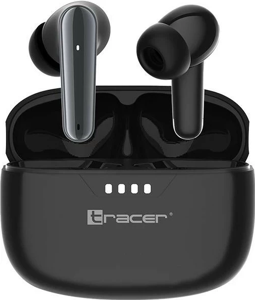 Kufje Tracer S2 Quad, True Wireless, Bluetooth 5.4, ANC, USB-C, të zeza