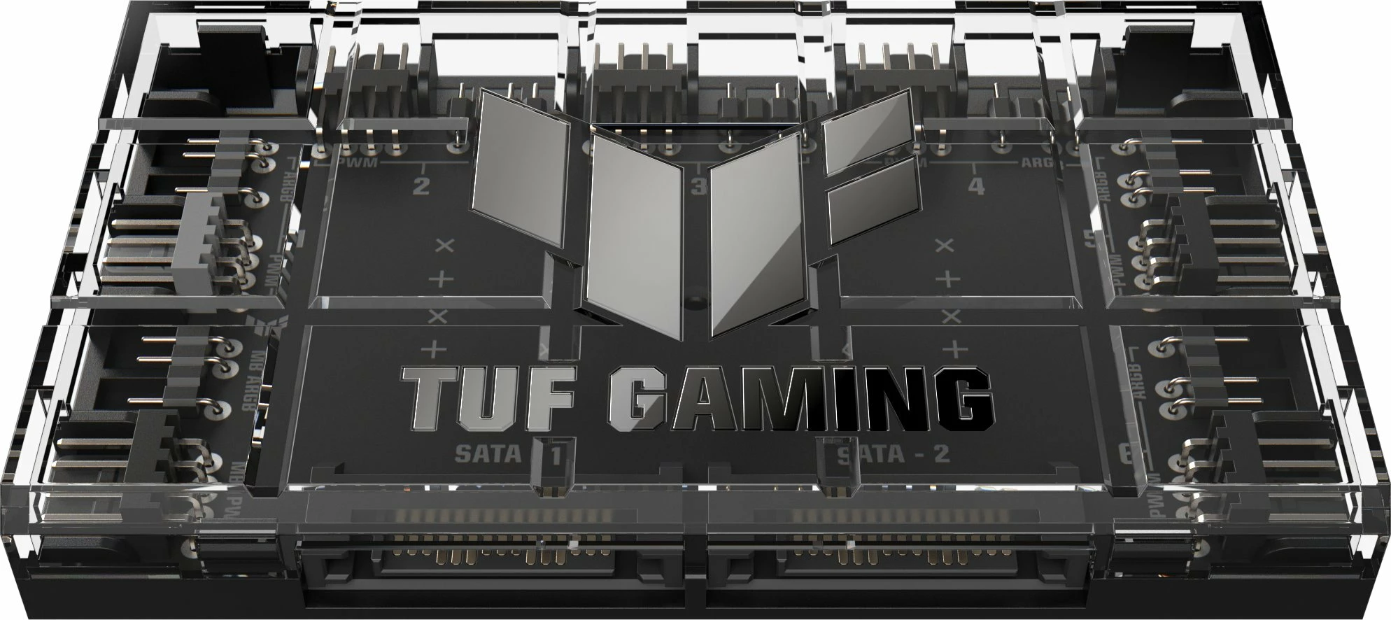 Kontroller ventilatorësh Asus TUF Gaming ARGB PWM Fan Hub, deri 6 ventilatorë