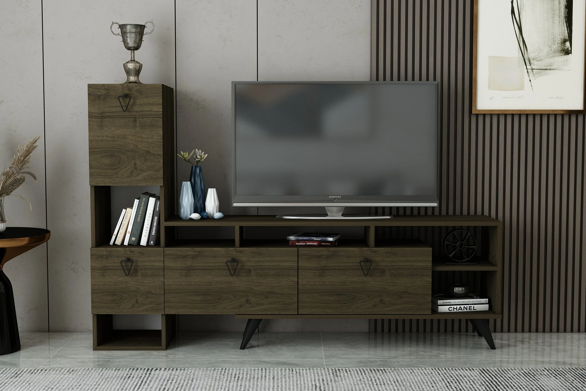 Komodë TV Hanah Home, ngjyrë arre, Emmy