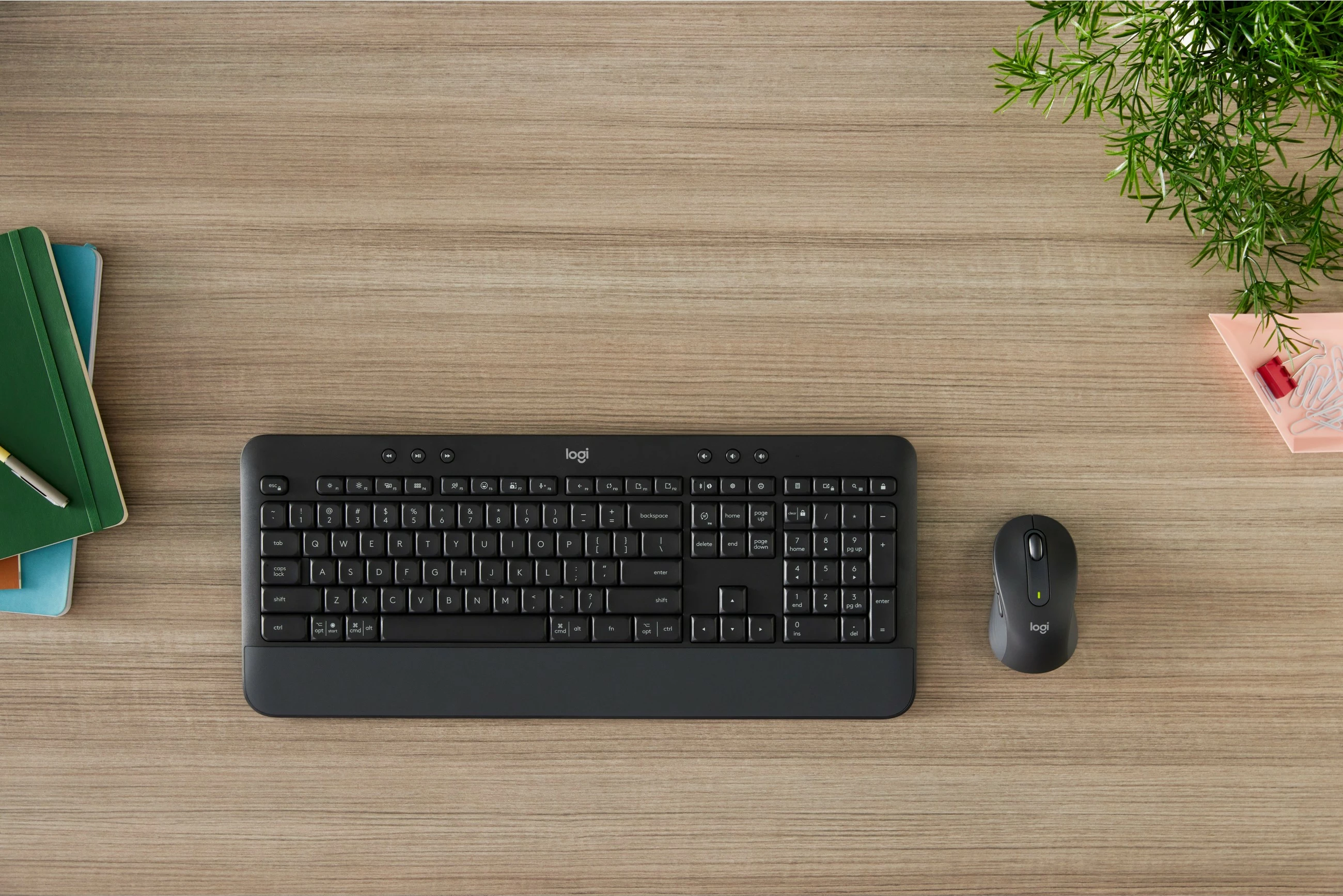 Kombo maus dhe tastierë Logitech Signature MK650, Wireless, Bluetooth, QWERTY, Grafit