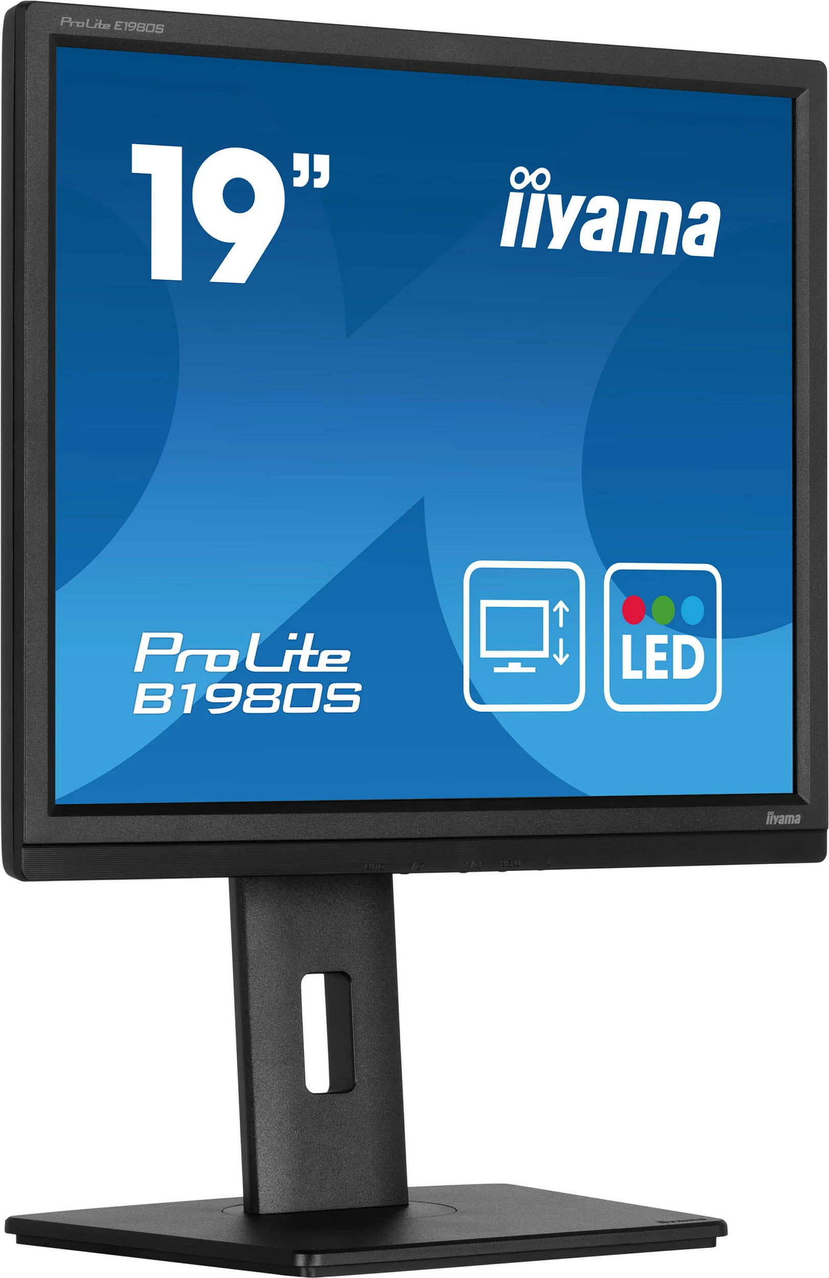 Monitor iiyama ProLite B1980S-B1, 19 inç, LED, 1280x1024, HDMI+DP, zi