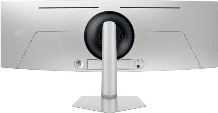 Monitor OLED gaming, Samsung, Odyssey G9 G93SC LS49CG934SUXEN, 49" super ultrawide 32:9 i lakuar, 240Hz 0.03ms, G‑Sync compatible, HDMI 2.1/DisplayPort/USB hub, altoparlantë të integruar, e zezë dhe argjendtë